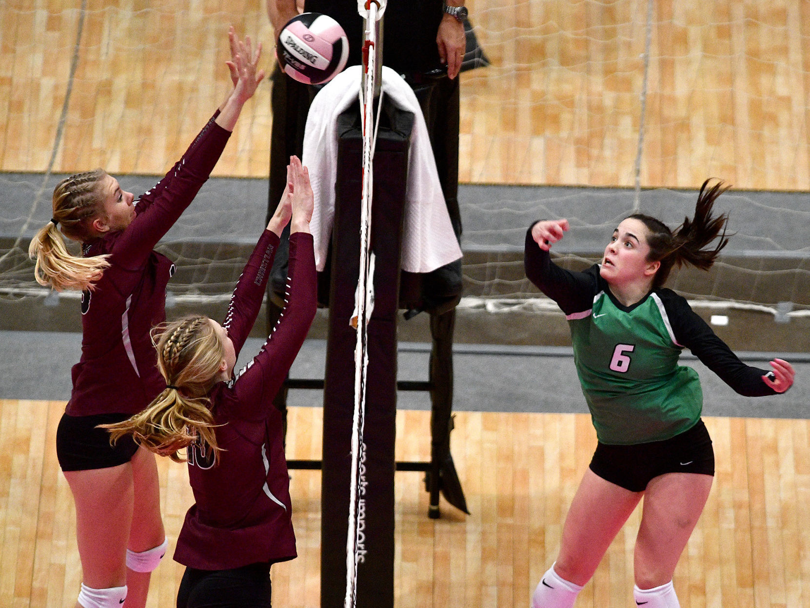 Western Christian vs. Osage state volleyball